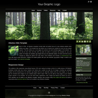 DarkForest Drop Down Menu Responsive Website Layout