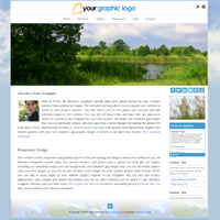 eAngel Drop Down Menu Responsive Website Layout
