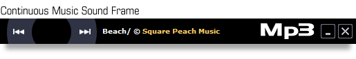 Continuous Website Music Sound Frame