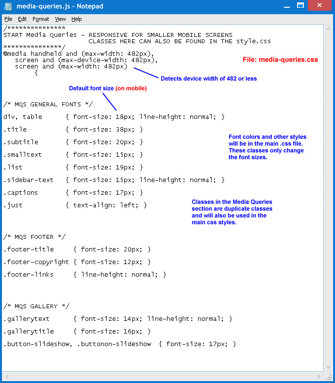 Media Queries Source