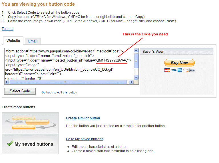 Paypal Form Setup