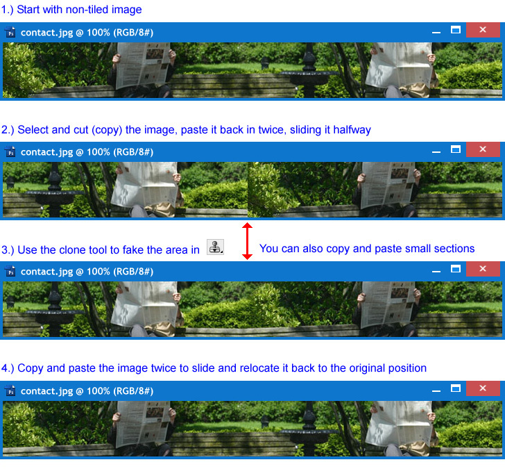 Visual Tiled Image Technique A